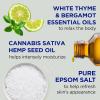 imageDr Teals Body Wash with Pure Epsom Salt Cannabis Sativa Hemp Seed Oil 24 fl oz Pack of 4