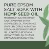 imageDr Teals Epsom Salt Magnesium Soak Cannabis Sativa Hemp Seed Oil 3 lbs Pack of 4
