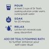 imageDr Teals Epsom Salt Magnesium Soak Cannabis Sativa Hemp Seed Oil 3 lbs Pack of 4