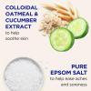 imageDr Teals Epsom Salt Magnesium Soak Sensitive Skin with Colloidal Oatmeal ampamp Cucumber 3 lbs Pack of 4