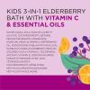 imageDr Teals Kids 3in1 Sleep Bath Bubble Bath Body Wash ampamp Shampoo with Melatonin ampamp Essential Oil 20 fl oz Pack of 3Elderberry Bath  20 fl oz Pack of 3