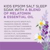 imageDr Teals Kids Gentle Epsom Salt Sleep Soak with Melatonin ampamp Essential Oil Blend 2 lbs Pack of 3