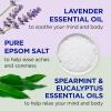 imageDr Teals Pure Epsom Salt Lavender ampamp Eucalyptus Duo Bundle 3 lbs Pack of 2Lavender  Eucalyptus