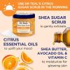 imageDr Teals Shea Sugar Body Scrub Cannabis Sativa Hemp Seed Oil with Essential Oils 19 oz Pack of 3Citrus  Melatonin