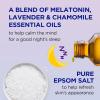 imageDr Teals Sleep Soak with Pure Epsom Salt Melatonin ampamp Essential Oil Blend 3 lb Pack of 4Chamomile