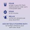 imageDr Teals Sleep Soak with Pure Epsom Salt Melatonin ampamp Essential Oil Blend 3 lb Pack of 4Sleep Soak