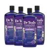 imageDr Teals Foaming Bath with Pure Epsom Salt Sleep Blend with Melatonin Lavender ampamp Chamomile Essential Oils 34 fl oz Pack of 4
