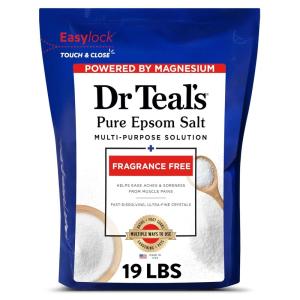 imageDr Teals Pure Epsom Salt Bulk Magnesium Sulfate USP Fragrance Free 19 lbs