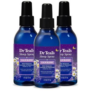 imageDr Teals Sleep Spray with Melatonin ampamp Essential Oil Blend 6 fl oz Pack of 3Spray