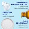imageDr Teals Epsom Salt Magnesium Soak Restorative Minerals with Magnesium Potassium Zinc ampamp Essential Oils 3 lbs Pack of 448 Ounce Pack of 4