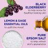 imageDr Teals Foaming Bath with Pure Epsom Salt Black Elderberry with Vitamin D 34 fl oz Pack of 434 Fl Oz Pack of 4