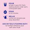 imageDr Teals Foaming Bath with Pure Epsom Salt Black Elderberry with Vitamin D 34 fl oz Pack of 448 Ounce Pack of 1