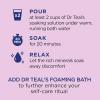imageDr Teals Foaming Bath with Pure Epsom Salt Black Elderberry with Vitamin D 34 fl oz Pack of 448 Ounce Pack of 4