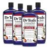 imageDr Teals Foaming Bath with Pure Epsom Salt Shea Butter ampamp Almond 34 fl oz Pack of 4Bathwater AdditiveShea ButterAlmond