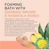 imageDr Teals Foaming Bath with Pure Epsom Salt Stress Relief with Ginseng ampamp Ginger 34 fl oz Pack of 4