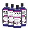 imageDr Teals Foaming Bath with Pure Epsom Salt Black Elderberry with Vitamin D 34 fl oz Pack of 434 Fl Oz Pack of 4