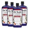 imageDr Teals Foaming Bath with Pure Epsom Salt Shea Butter ampamp Almond 34 fl oz Pack of 4Bathwater Additive