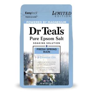 imageDr Teals Epsom Salt Magnesium Soak Limited Edition Hawaiian Bliss 3lbsSpring Rain